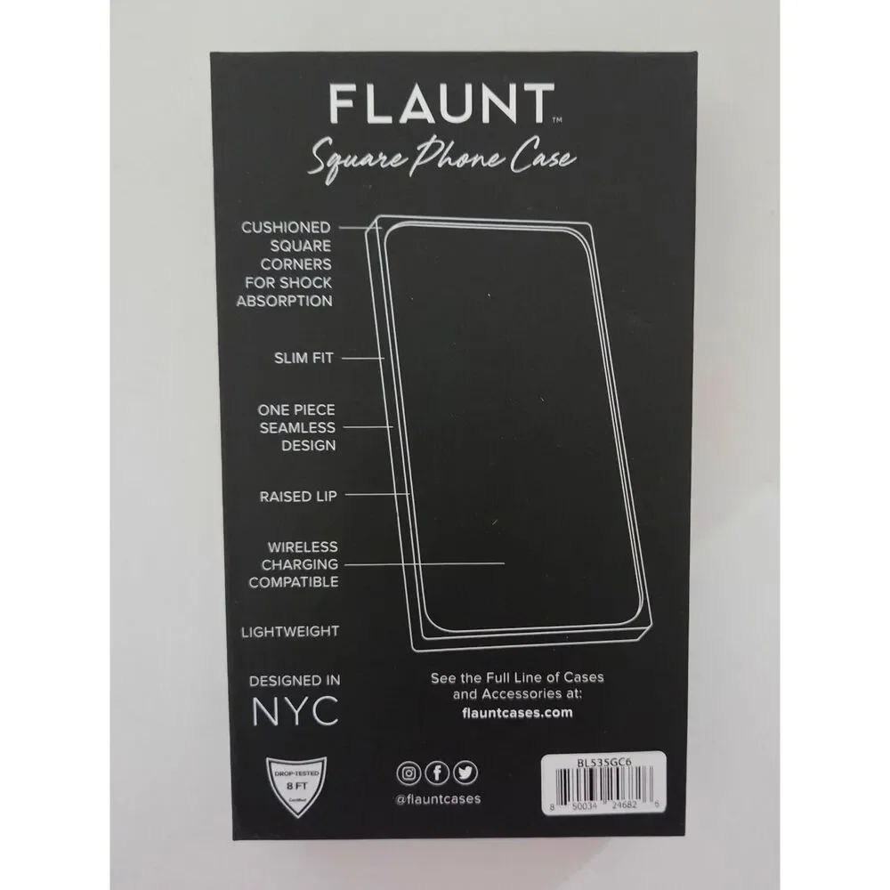 Flaunt SQUARE® Tortoise Shell Samsung Galaxy S21 Case With Phone Ring